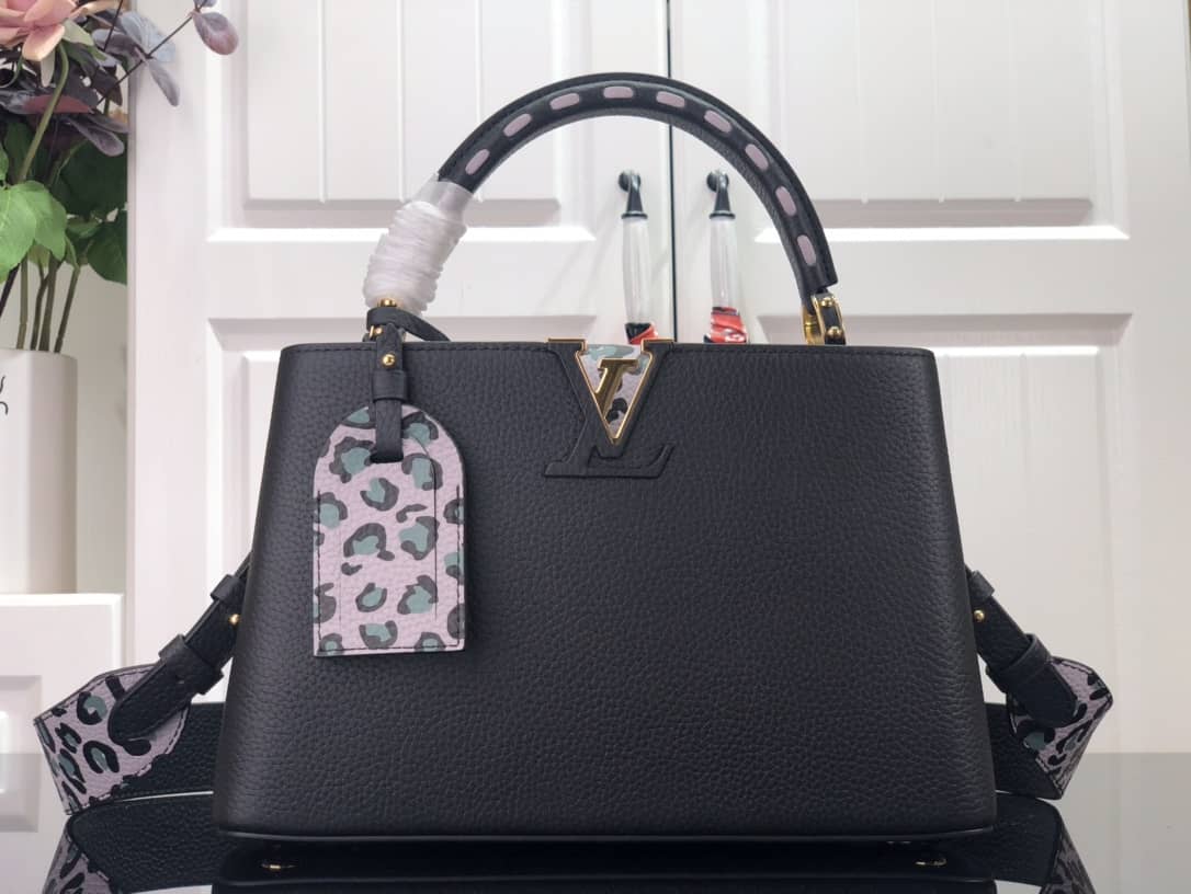 L0vis Vvtt0n Capucines MM Black Replica Bag M57361