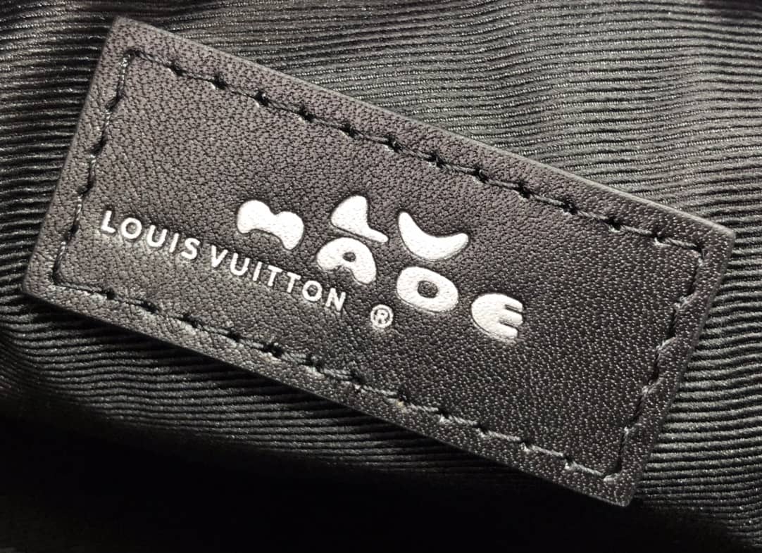 L0vis Vvtt0n x Nigo Keepall XS Leather Monogram Replica Bag Black M81010