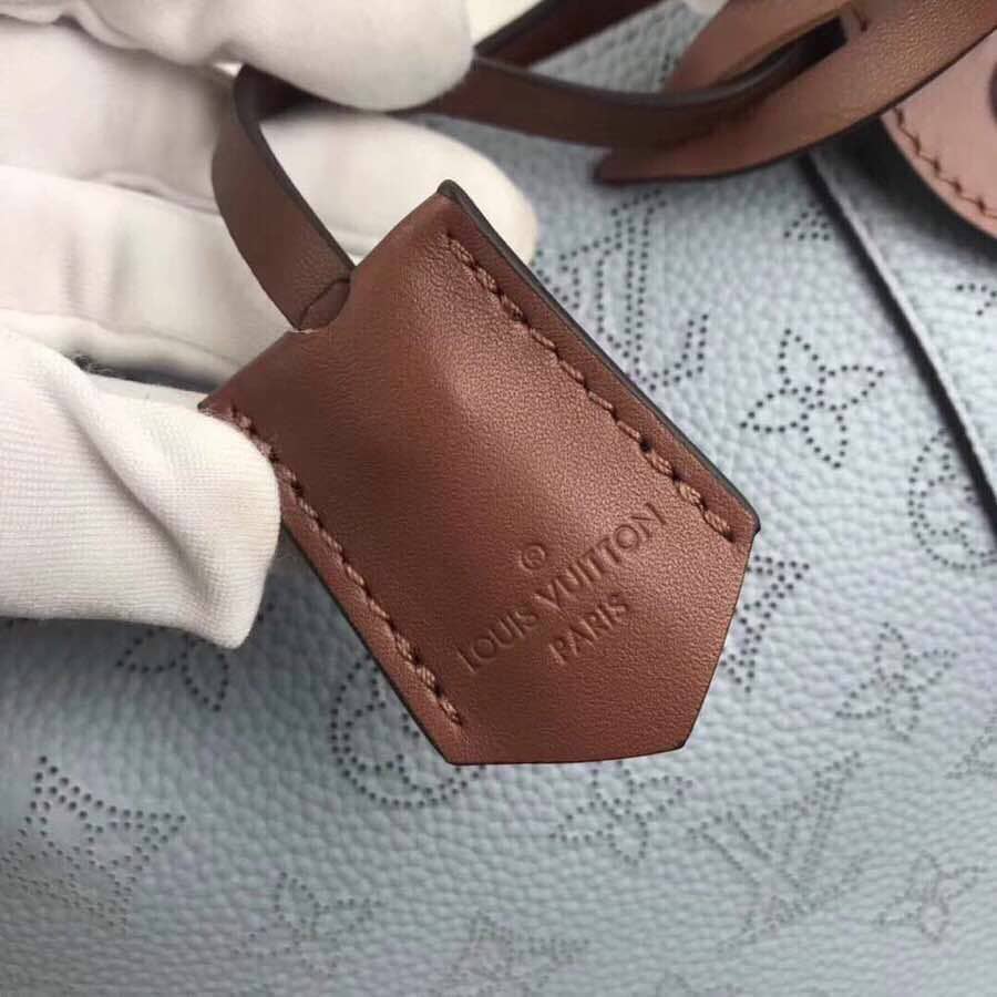 L0vis Vvtt0n Mahina Hina PM Leather Tote Replica Blue M54353