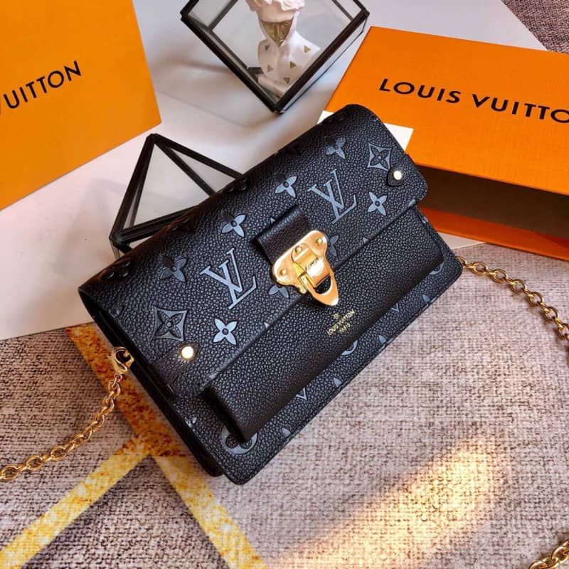 L0vis Vvtt0n Monogram Empreinte Vavin Chain Long Wallet Replica Black M67839