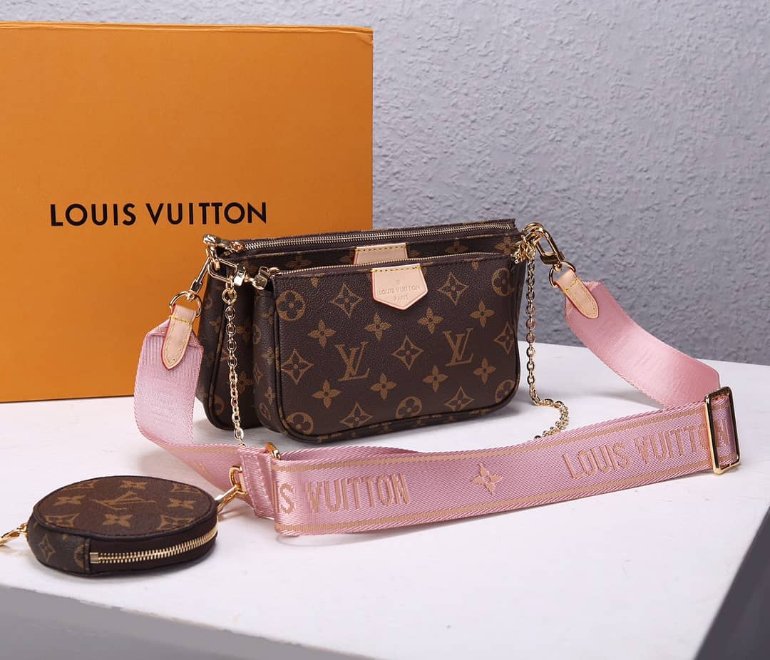 L0vis Vvtt0n Multi Pochette Accessoires Replica Crossbody Bag Pink M44840