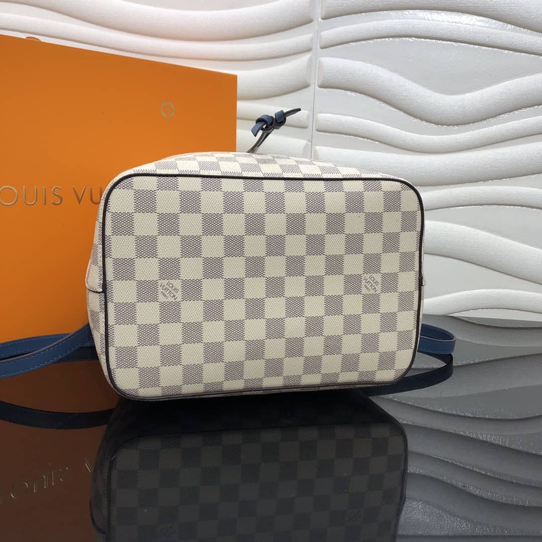 L0vis Vvtt0n Neonoe Replica Bucket Bag Beige Blue M44020