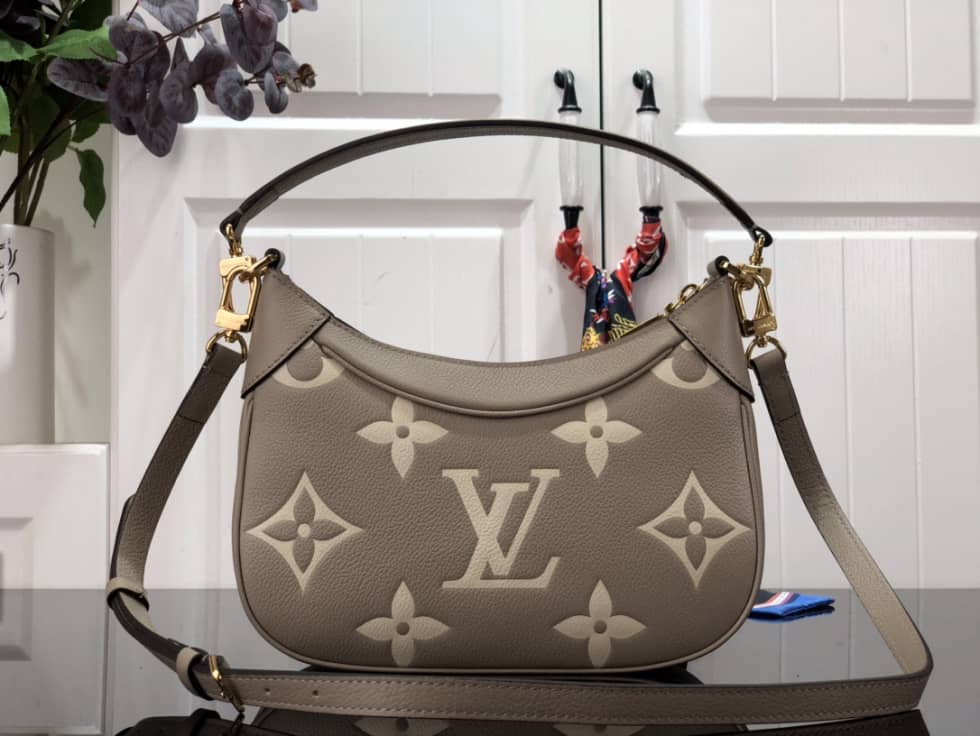 L0vis Vvtt0n Bagatelle BB Monogram Empreinte Brown White M46091 Replica Hobo