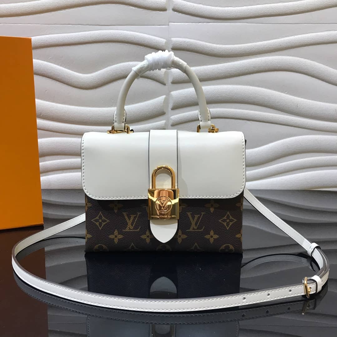 L0vis Vvtt0n Locky BB Replica Crossbody Bag White M44321