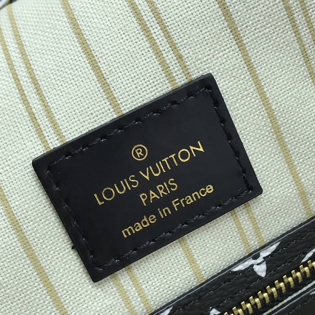L0vis Vvtt0n Monogram Canvas Neverfull MM Bag Replica White M41177