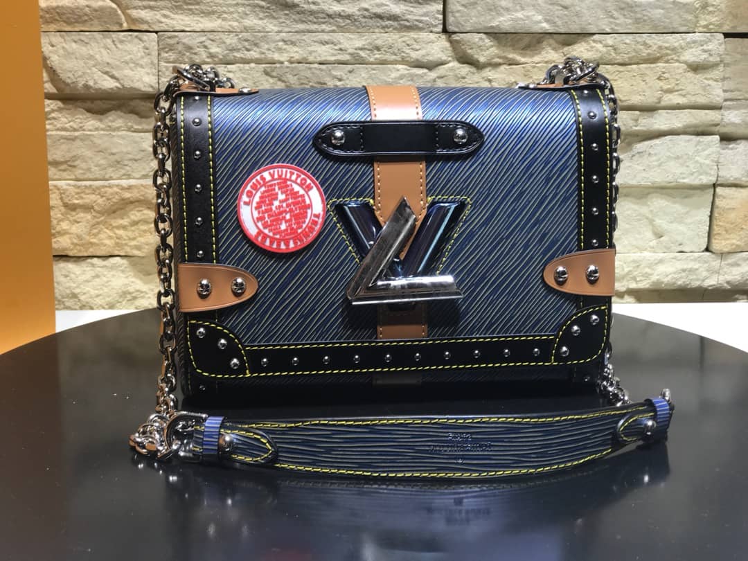 L0vis Vvtt0n Twist MM Bag Blue M50296 Replica