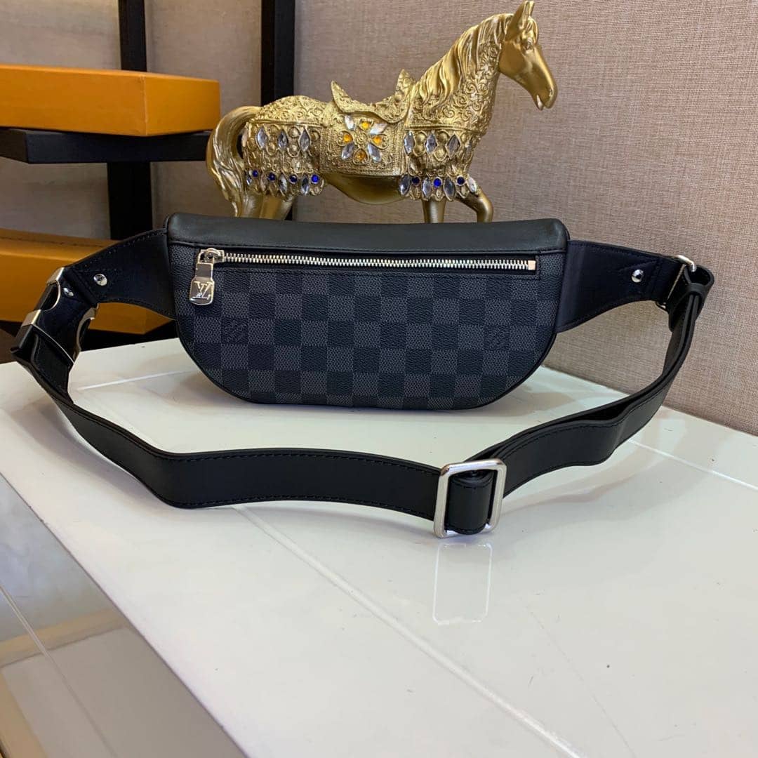 L0vis Vvtt0n Damier Campus Graphite PVC Body Replica Bumbag N40362