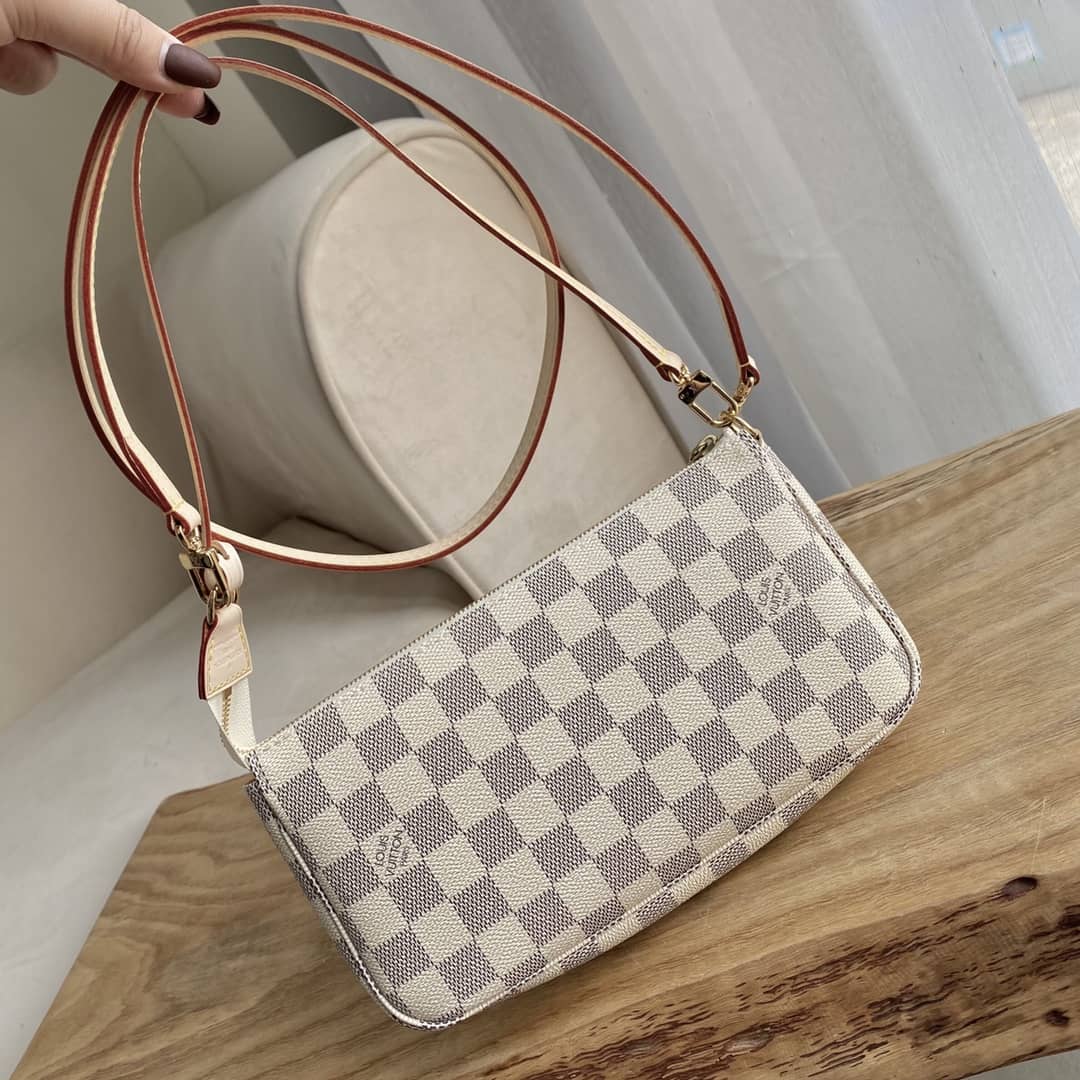 L0vis Vvtt0n Pochette Dupe Damier Azur  Accessories M51980 Gray