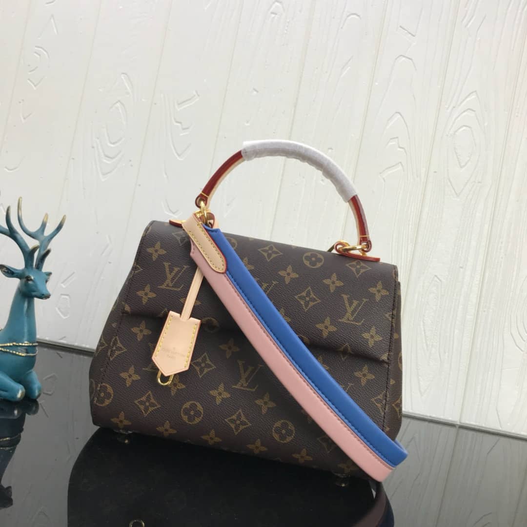 L0vis Vvtt0n Cluny Bb Monogram Canvas Shoulder Bag Replica Blue M42738