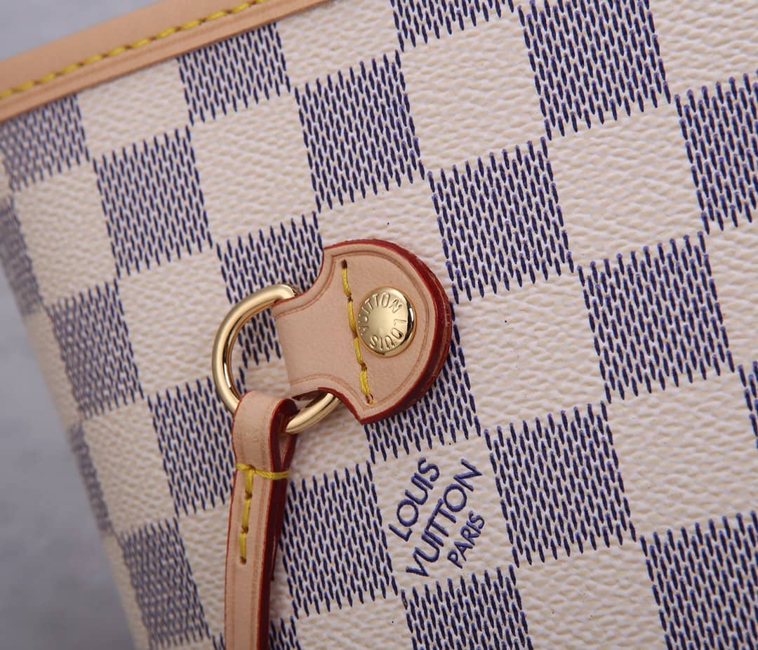 L0vis Vvtt0n Neverfull Dupe MM Damier Azur Tote N41361