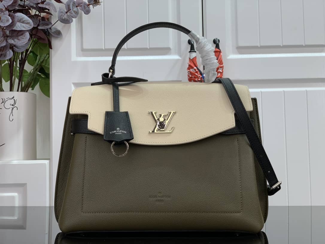 L0vis Vvtt0n Lock Me Ever 2Way Bag Replica Green M52787