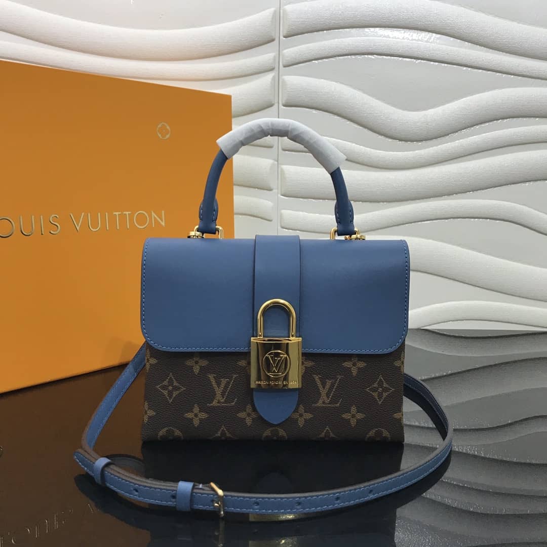 L0vis Vvtt0n Locky BB Replica Crossbody Handbag Blue M44321