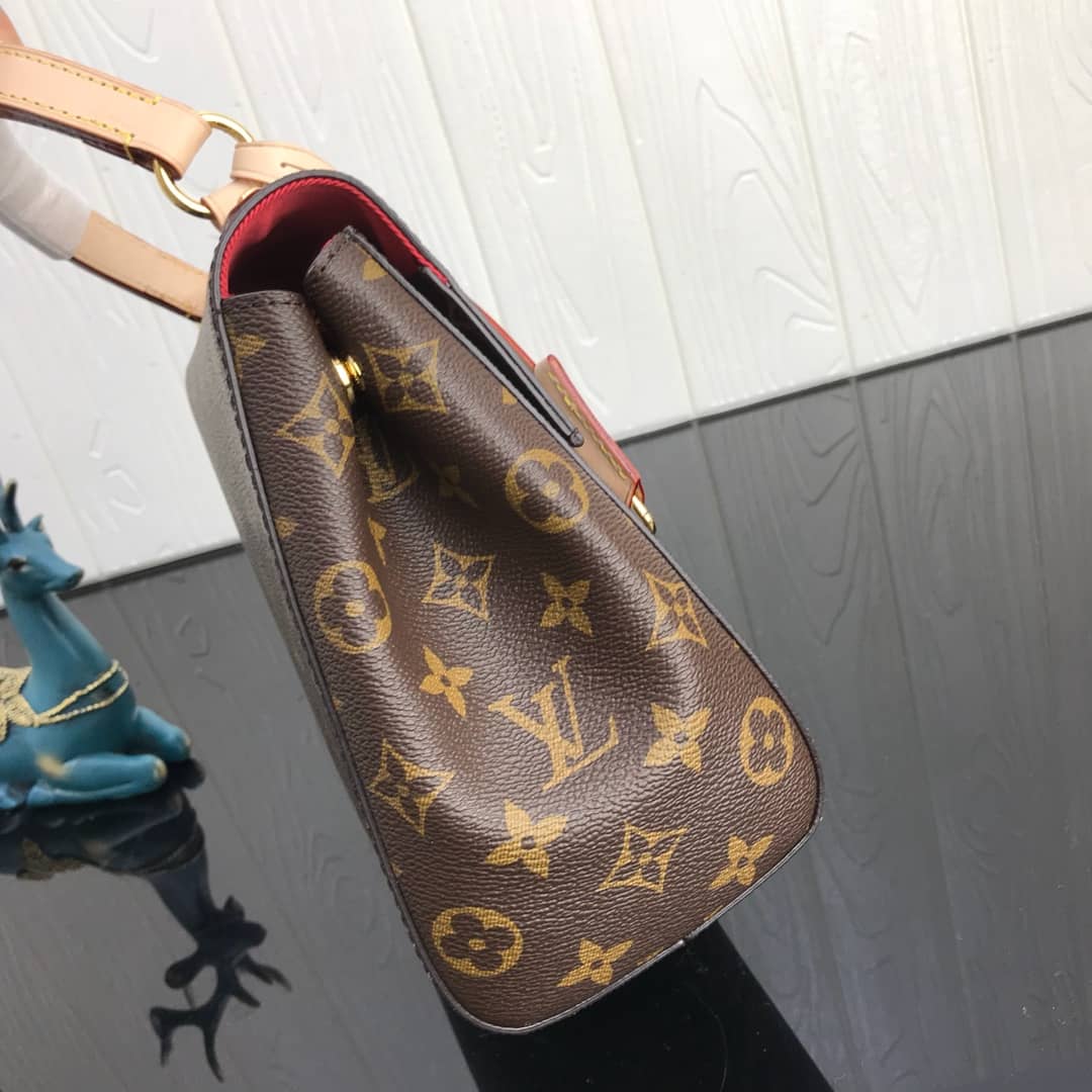 L0vis Vvtt0n Cluny BB Monogram Canvas Shoulder Handbag Replica Red M42738