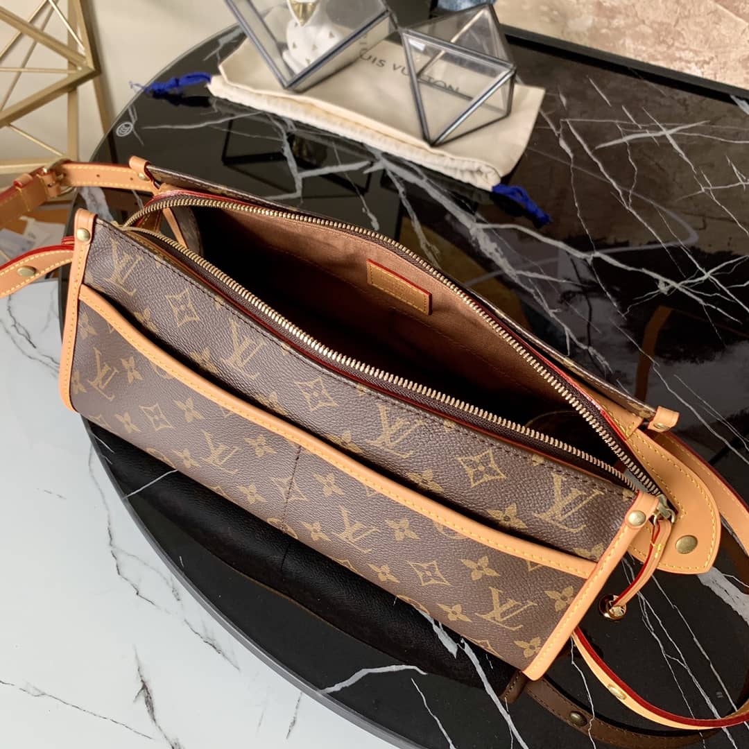 L0vis Vvtt0n Monogram Popincourt Long Shoulder Bag Replica M40008
