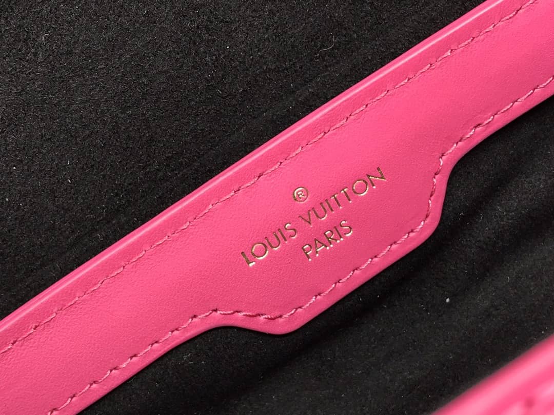L0vis Vvtt0n Papillon Trunk Monogram Chain Replica Crossbody Bag Pink M57836