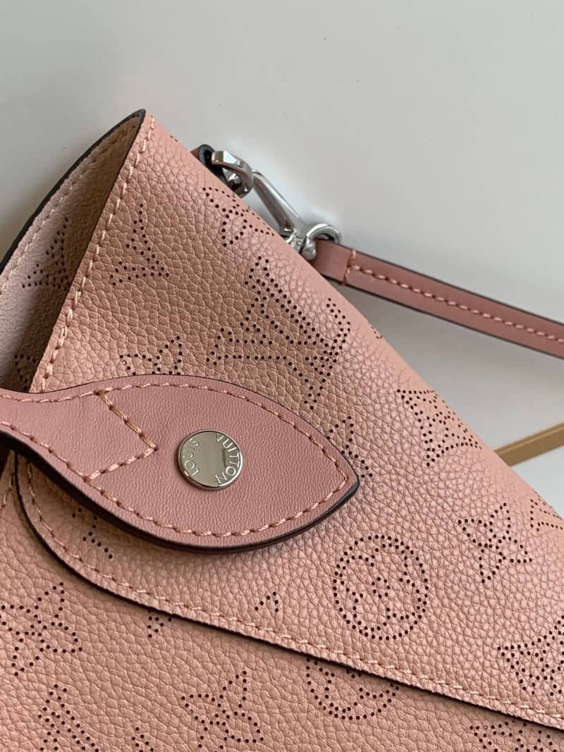 L0vis Vvtt0n Mahina Hina PM Leather Tote Replica Pink M54353