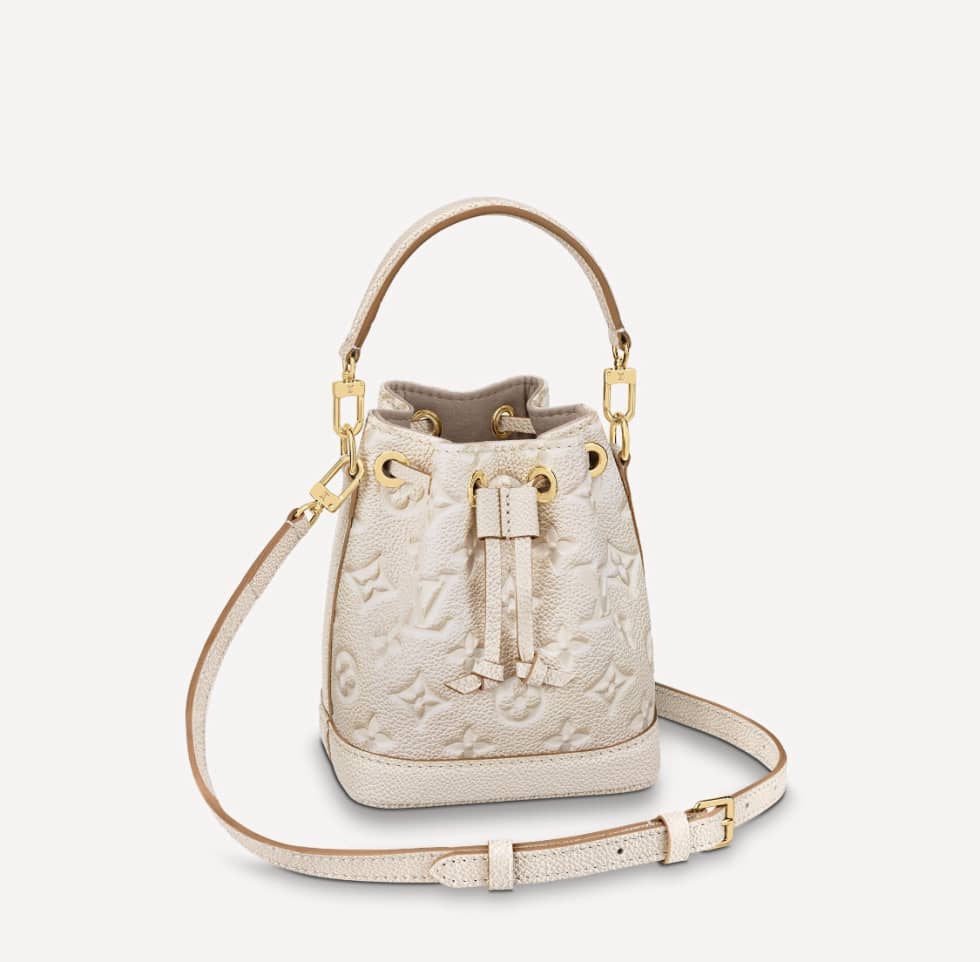 L0vis Vvtt0n Nano Noé Light Beige M81463 Replica Bucket Bag