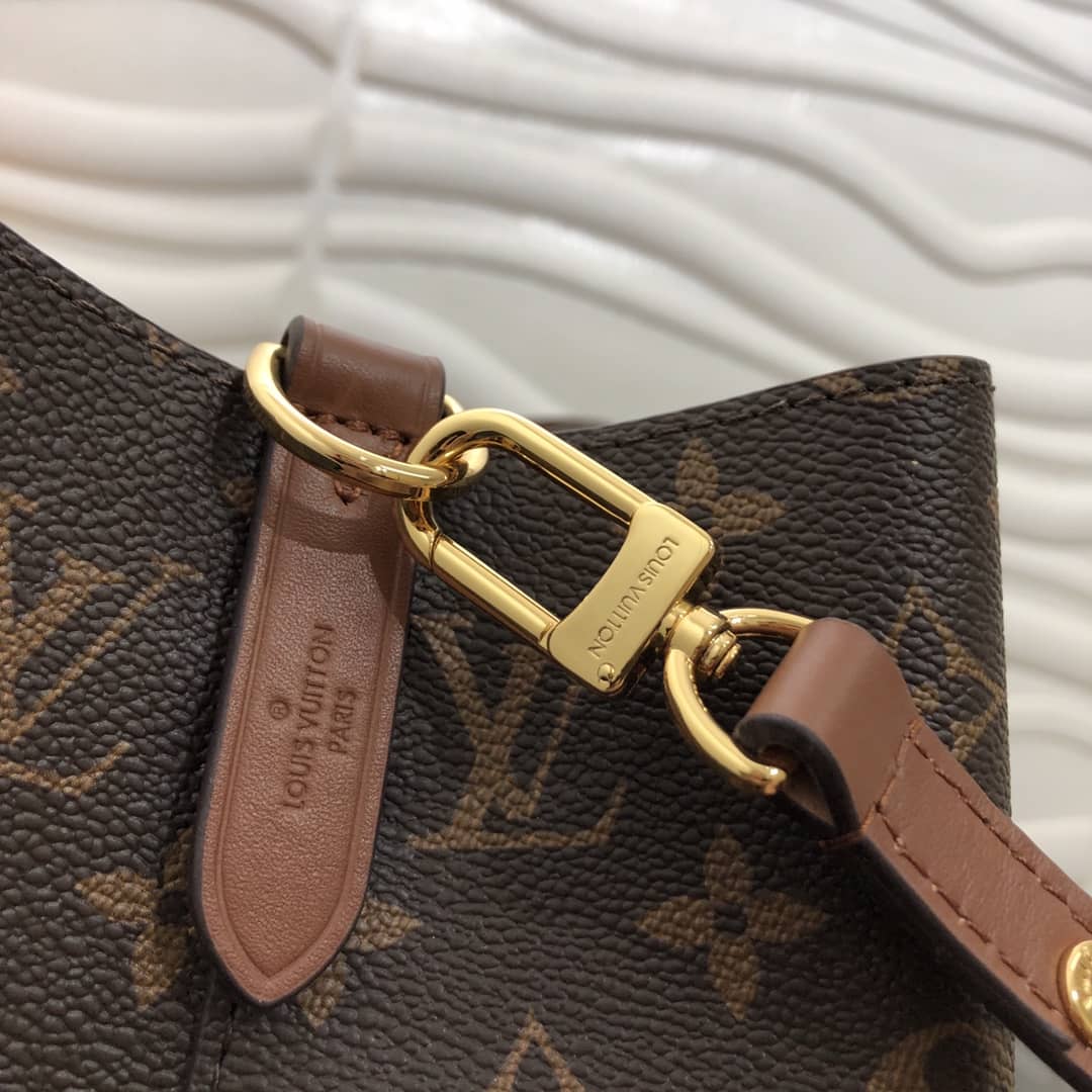 L0vis Vvtt0n Neonoe Replica Bucket Bag Brown M44020