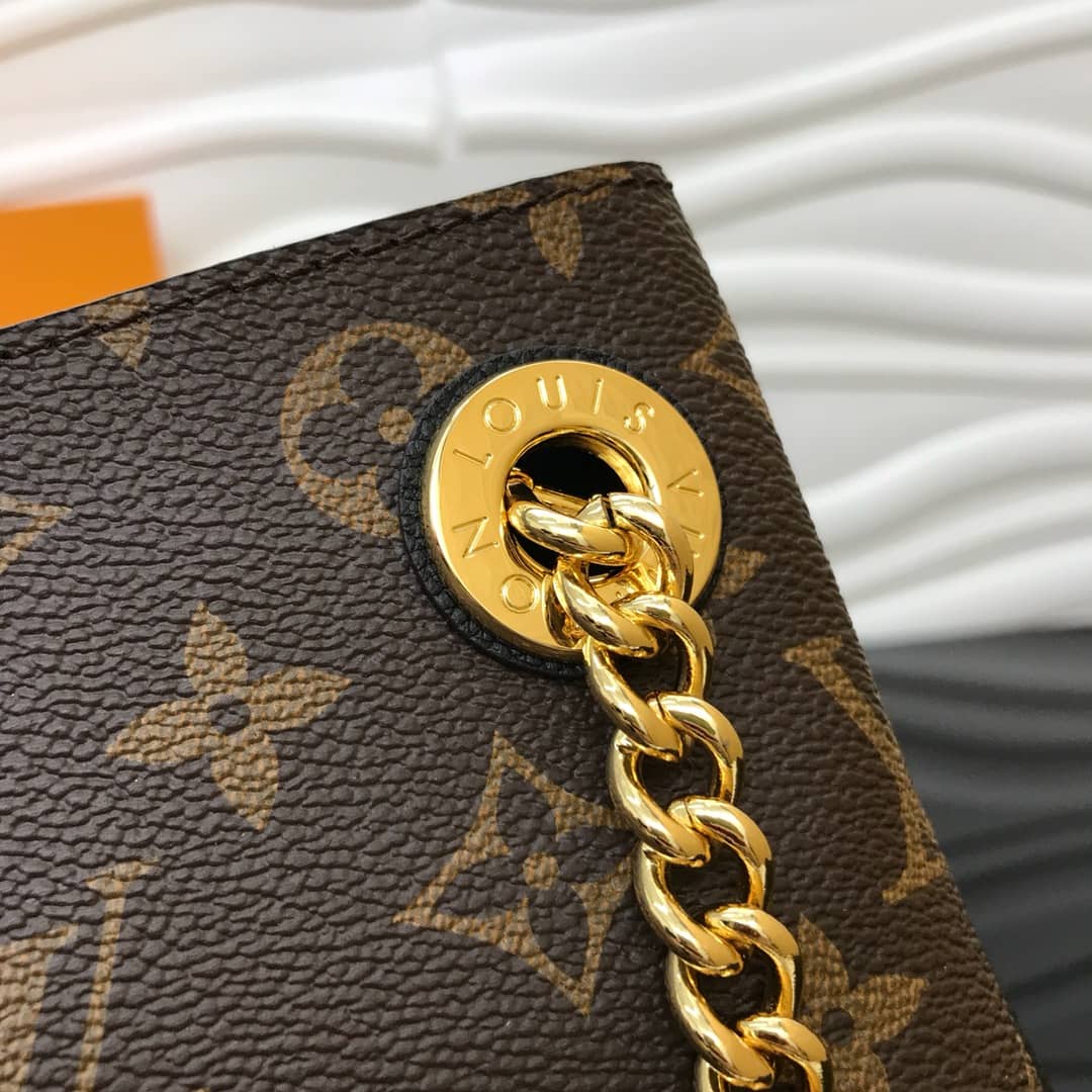 L0vis Vvtt0n Surene MM Monogram Chain Shoulder Bag Replica Black M43772