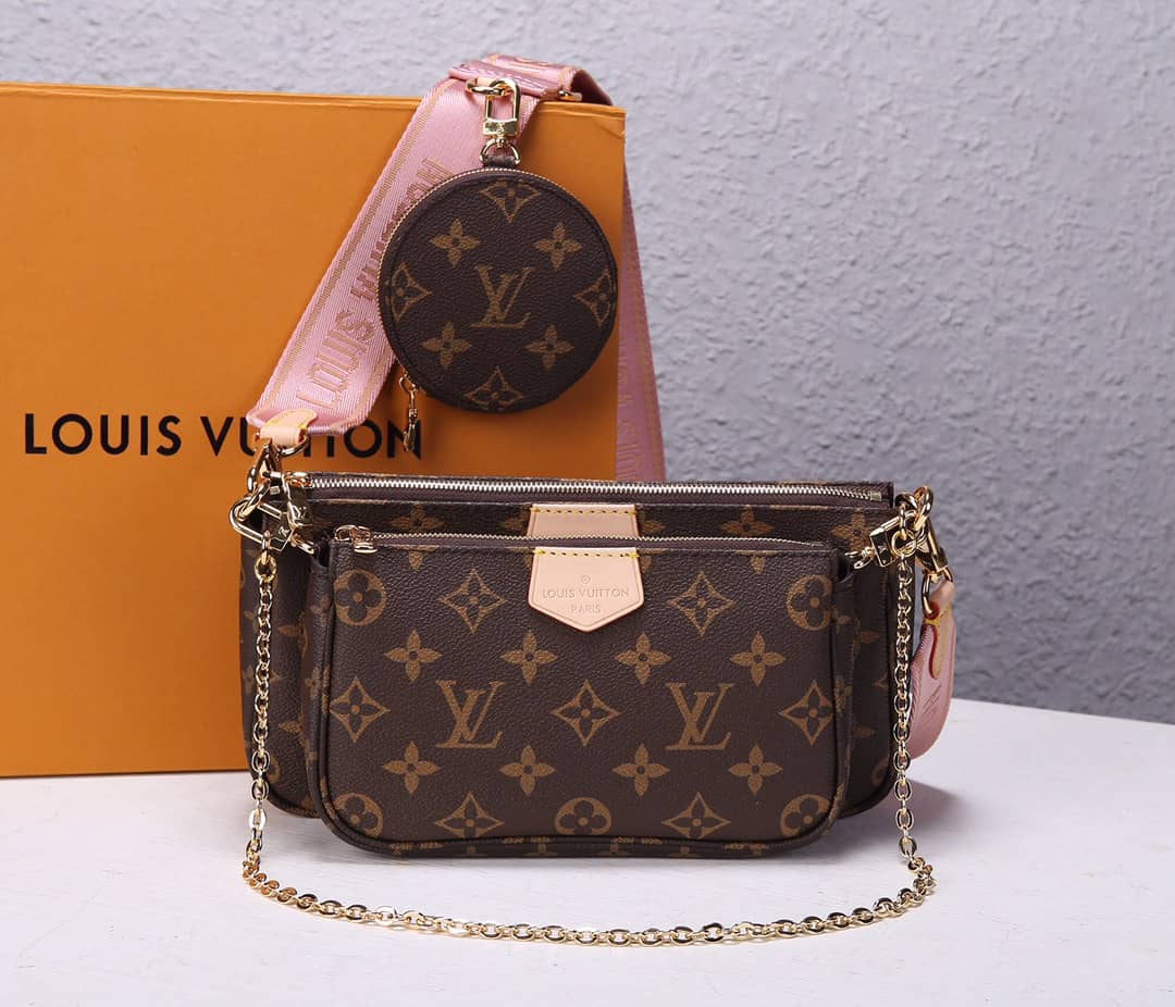 L0vis Vvtt0n Multi Pochette Accessoires Replica Crossbody Bag Pink M44840