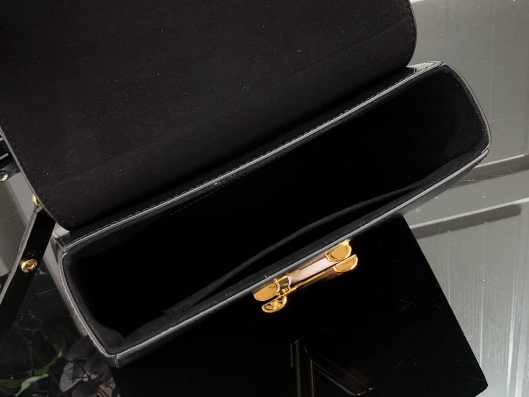 L0vis Vvtt0n Monogram 2Way Leather Twist Replica Handbag Black M58526
