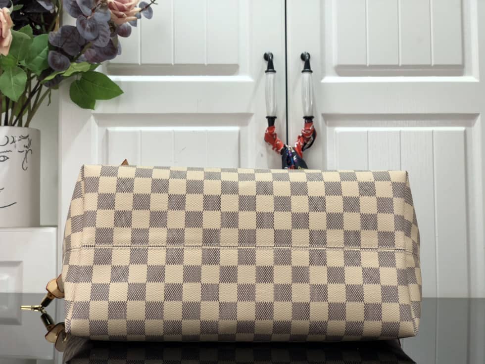 L0vis Vvtt0n Damier Azur Canvas Lena MM Replica Handbag N44040