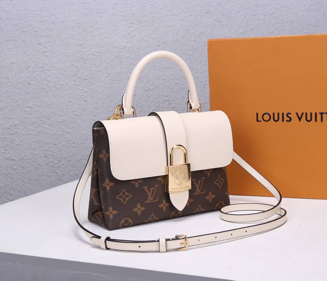 L0vis Vvtt0n Locky BB 2way Replica Shoulder Bag White M44141