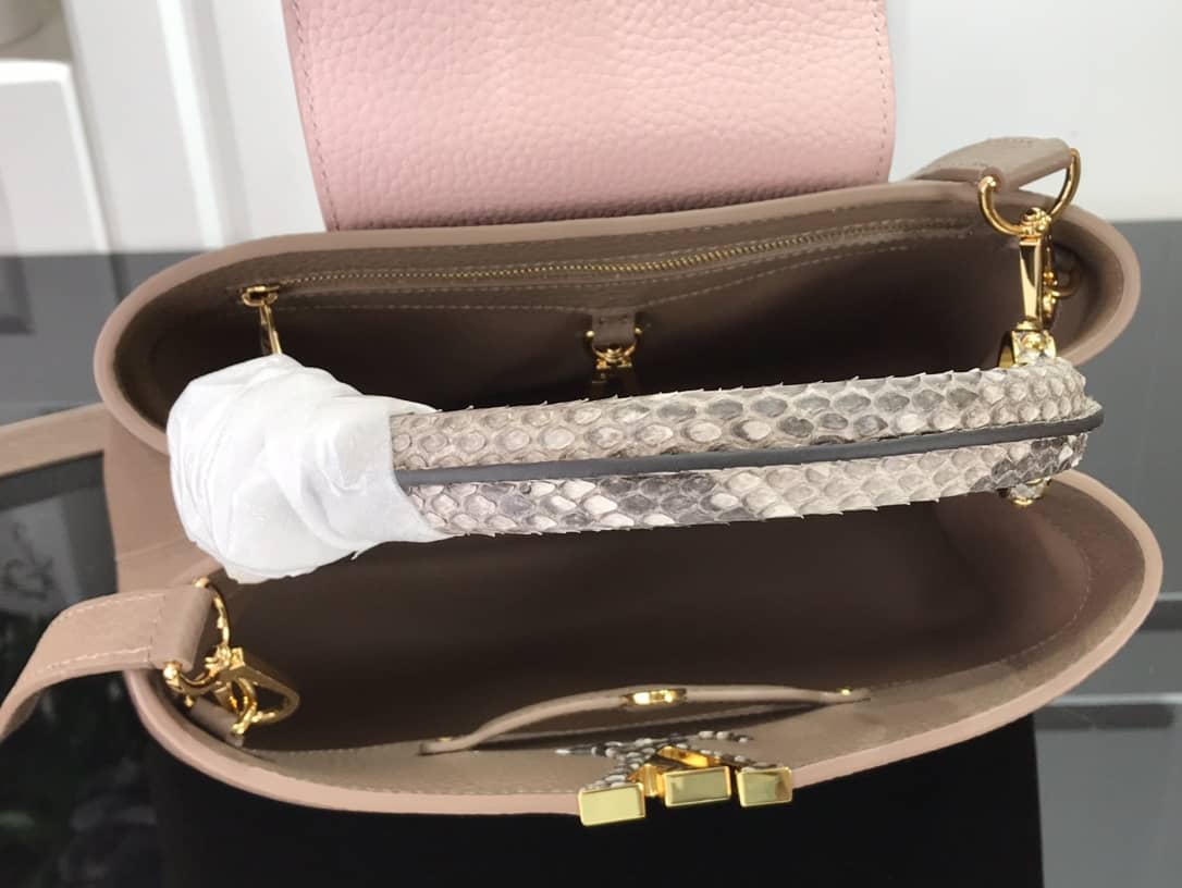 L0vis Vvtt0n Capucines Taurillon Leather PM Tote Replica N92800
