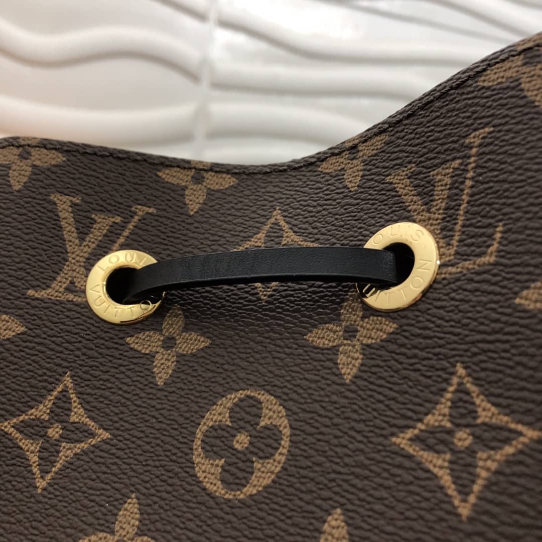 L0vis Vvtt0n Noe Monogram Canvas Replica Bucket Bag Black