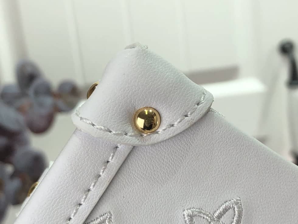 L0vis Vvtt0n Petite Malle Monogram Flou White M20745 Replica Trunk Box