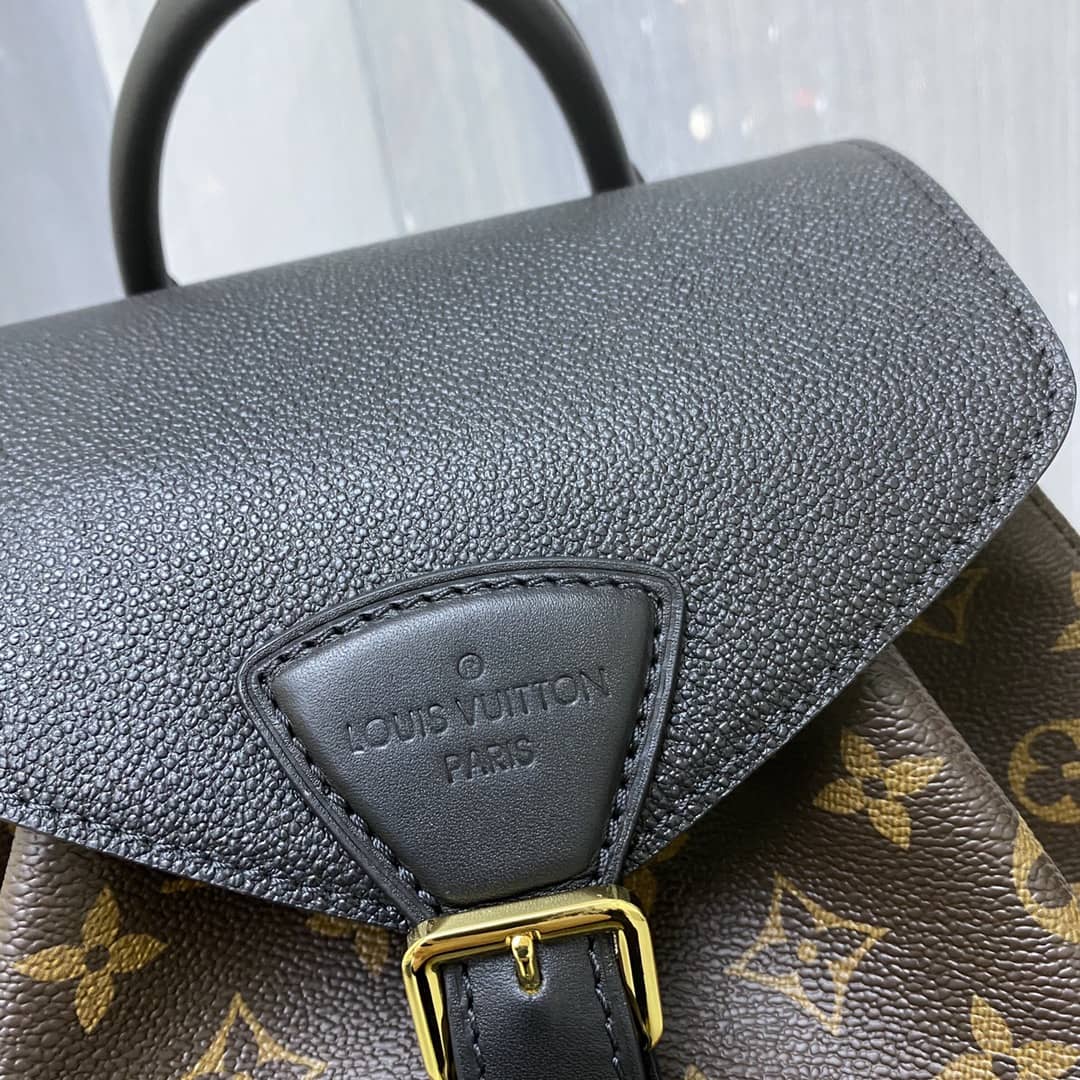 L0vis Vvtt0n Monogram Canvas Montsouris BB Replica Bag M45516 Black