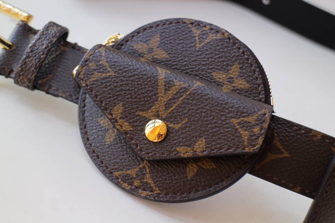 L0vis Vvtt0n Monogram Canvas Daily Multi Replica Pochette 30mm Belt Brown M0236U