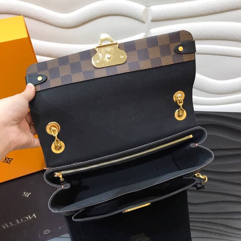 L0vis Vvtt0n Vavin PM Damier Ebene Replica Bag Black N40108