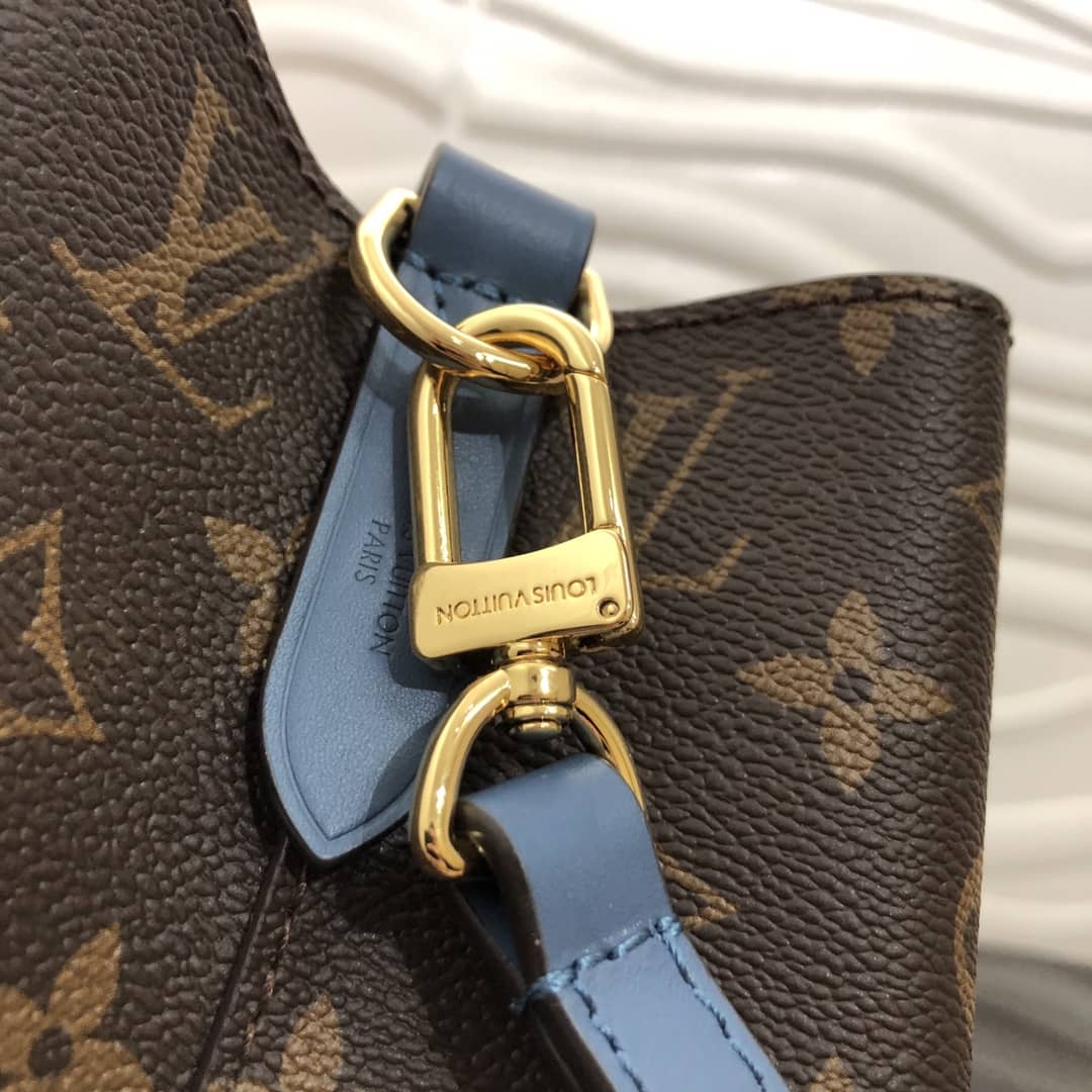 L0vis Vvtt0n Noe Monogram Canvas Replica Bucket Bag Blue