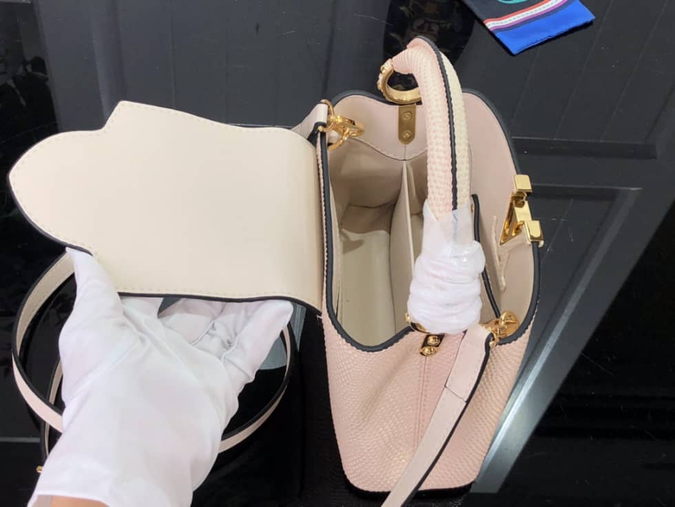 L0vis Vvtt0n Capucines Mini Collection Pink N98093 Replica Shoulder Bag