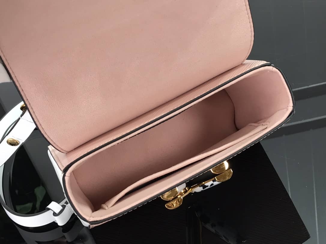 L0vis Vvtt0n Monogram 2Way Leather Twist Replica Handbag Pink M58526