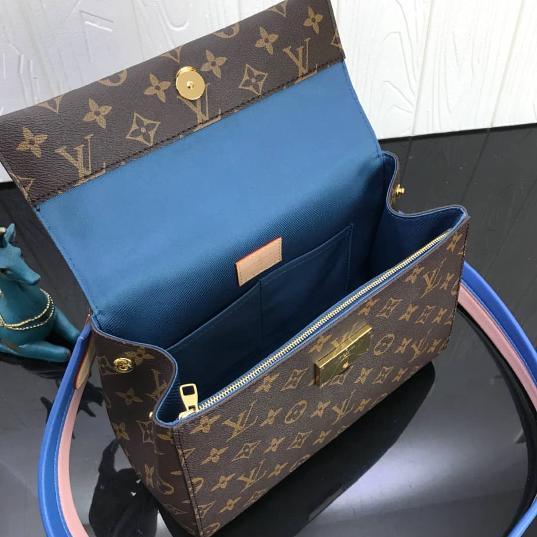L0vis Vvtt0n Cluny Bb Monogram Canvas Shoulder Bag Replica Blue M42738