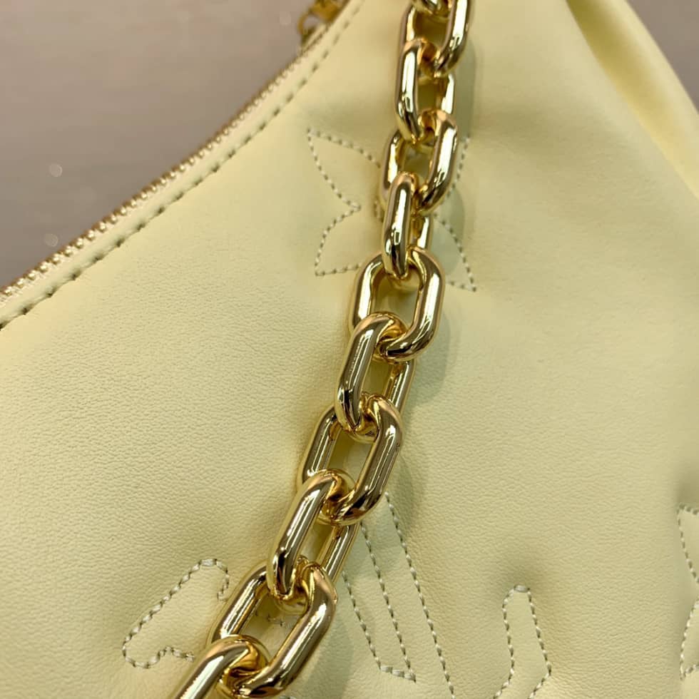 L0vis Vvtt0n Over The Moon Calfskin Leather Yellow M59823 Replica Hobo