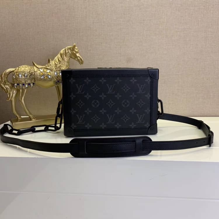 L0vis Vvtt0n x Virgil Abloh Monogram Soft Trunk Replica Black M44478