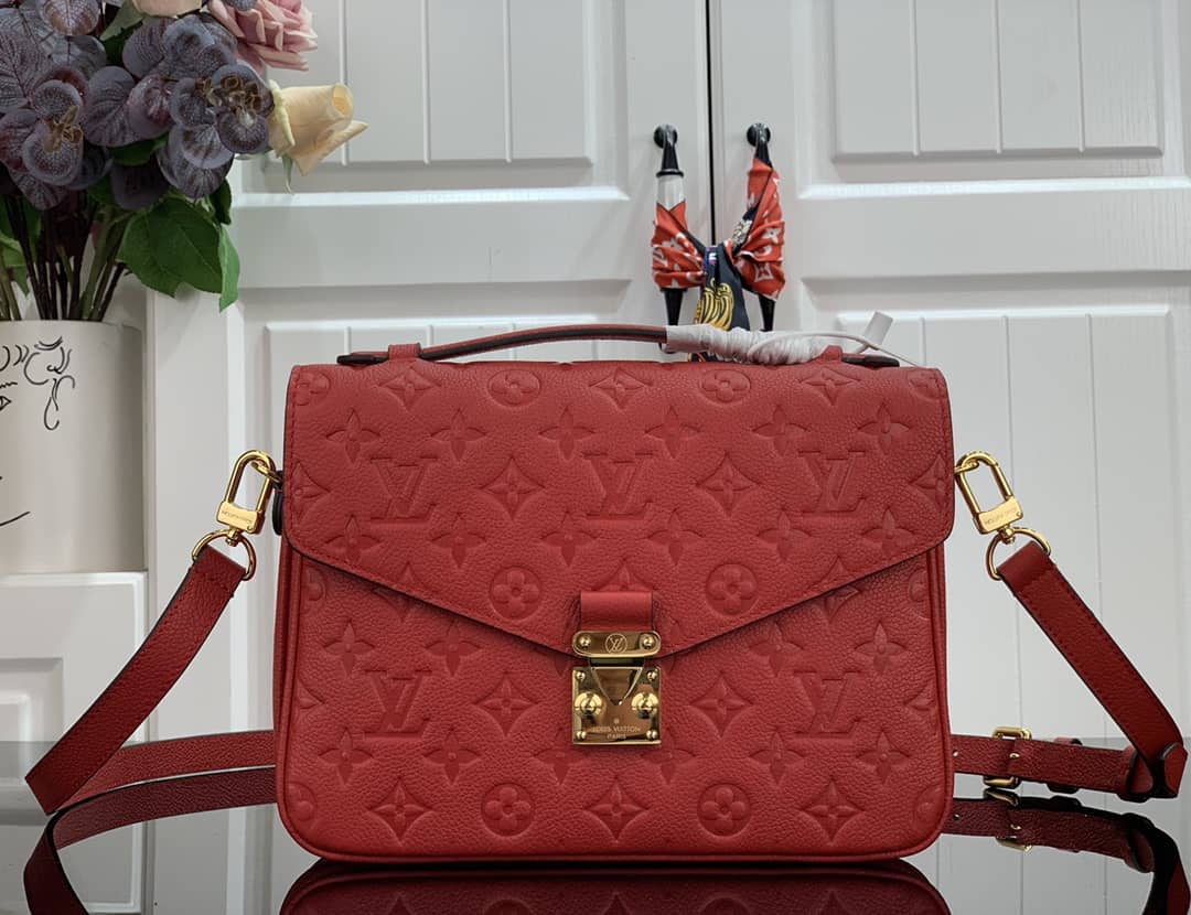 L0vis Vvtt0n Pochette Metis Marine Leather Red M44071 Replica Shoulder Bag