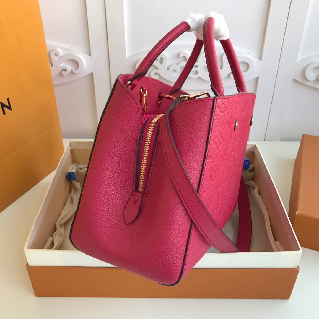 L0vis Vvtt0n Monogram Montaigne MM Shoulder Bag Replica Red M41048