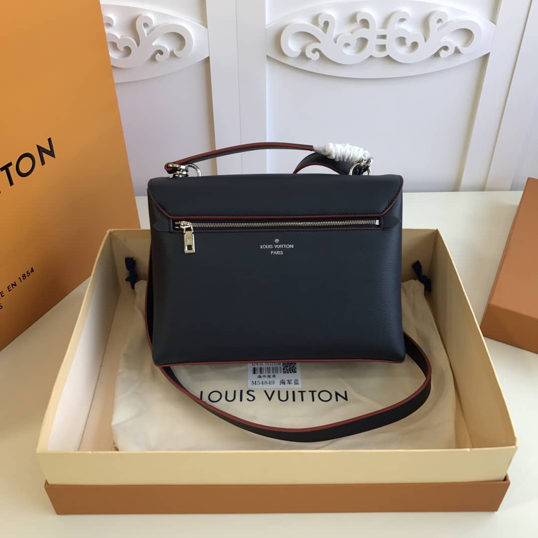 L0vis Vvtt0n MyLockMe 2way Leather Grain Replica Satchel Black M54849