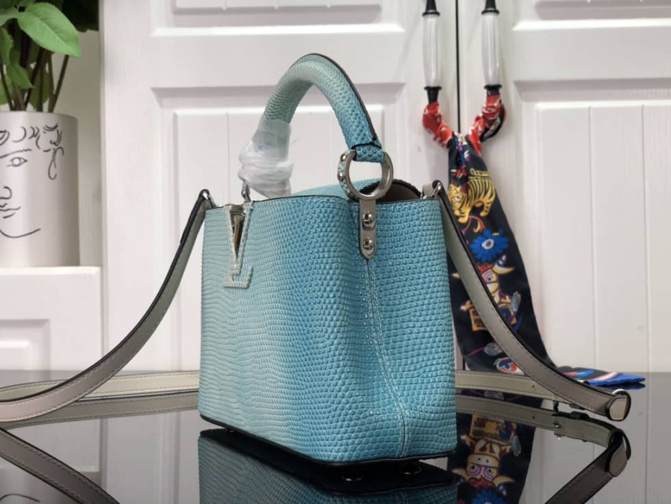 L0vis Vvtt0n Capucines Mini Collection Blue N98093 Replica Shoulder Bag