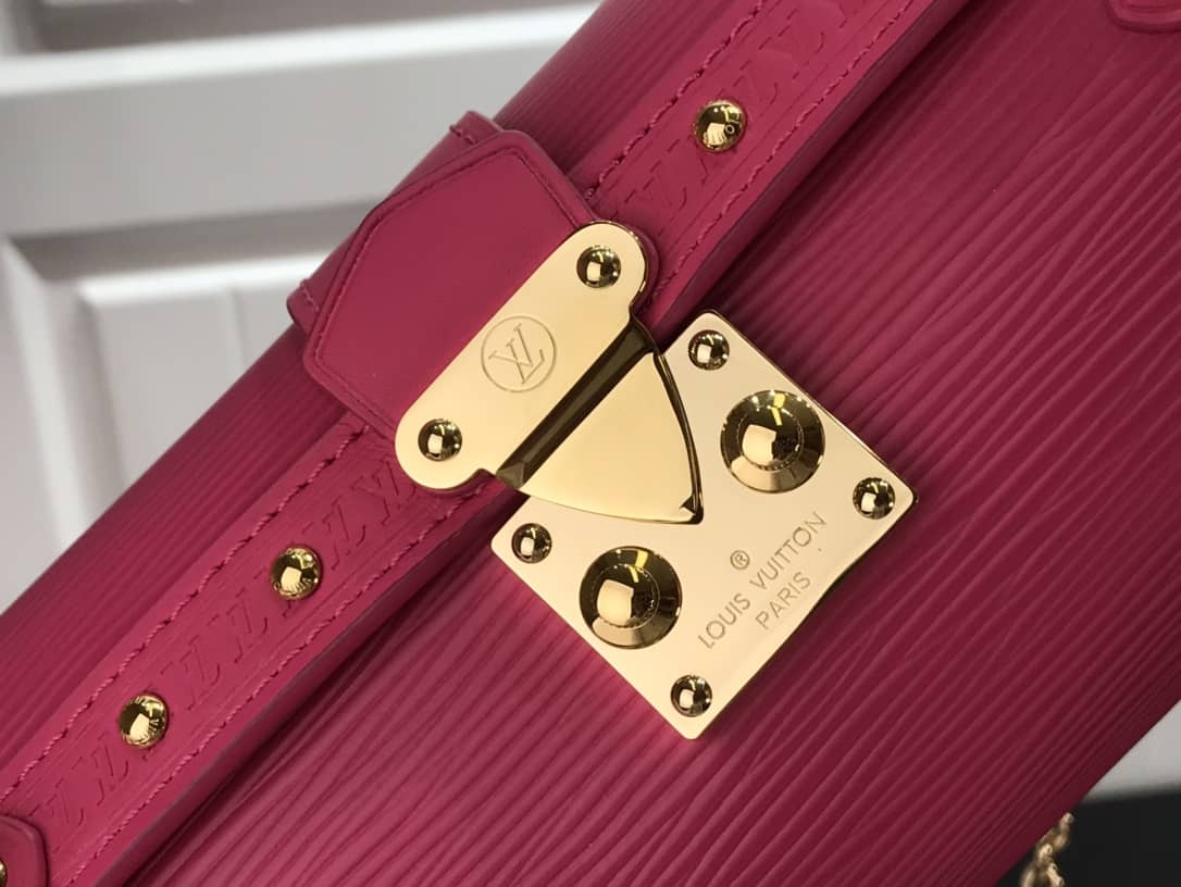 L0vis Vvtt0n Papillon Trunk Monogram Chain Replica Crossbody Bag Pink M57836