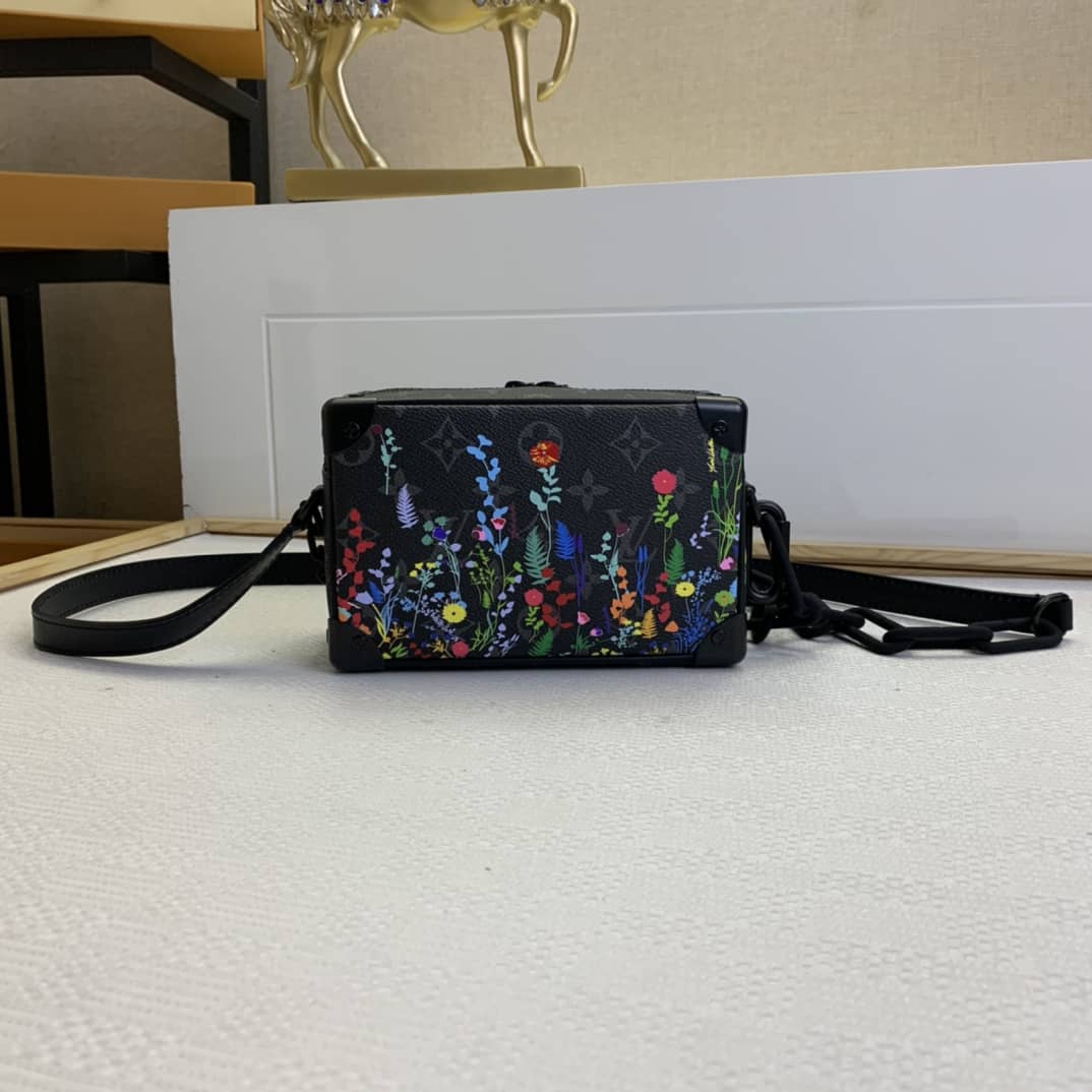 L0vis Vvtt0n Mini Soft Trunk Monogram Eclipse Flower Replica Bag M69072