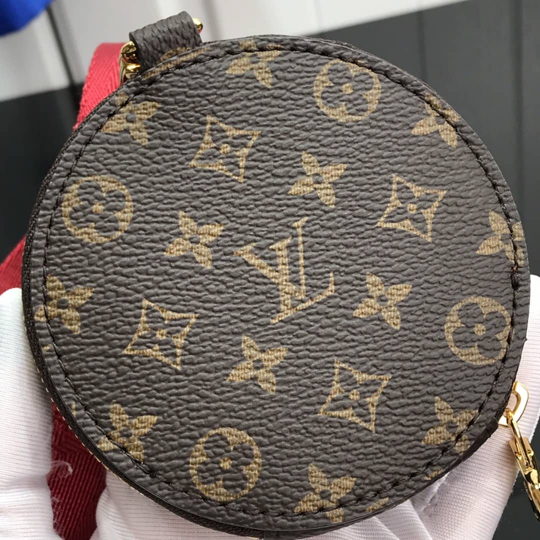 L0vis Vvtt0n Monogram Canvas Multi Pochette Replica Red M44823