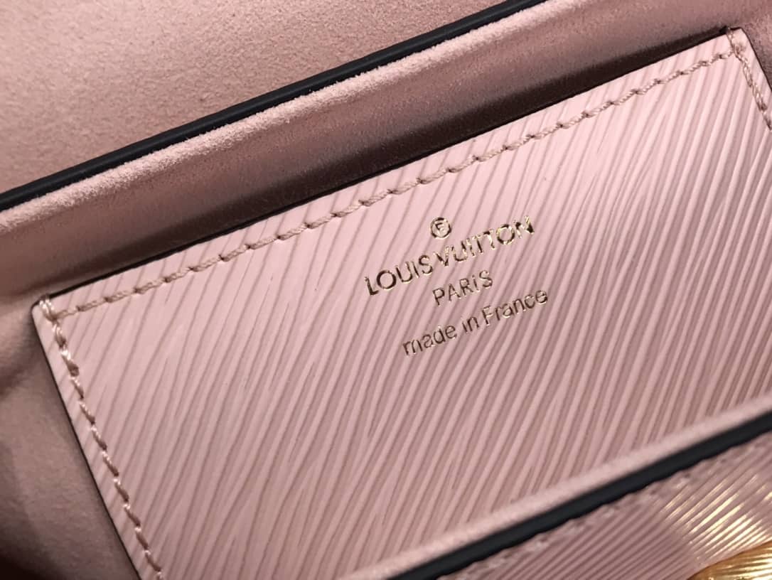 L0vis Vvtt0n Monogram 2Way Leather Twist Replica Handbag Pink M58526