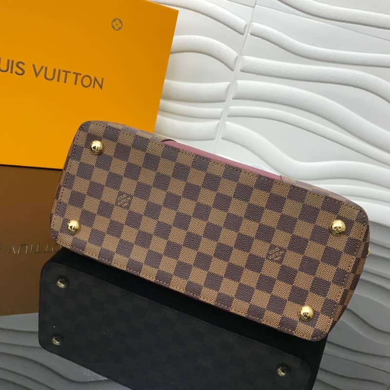 L0vis Vvtt0n Jersey Damier Ebene Canvas Magnolia Bag Replica Purple N44041