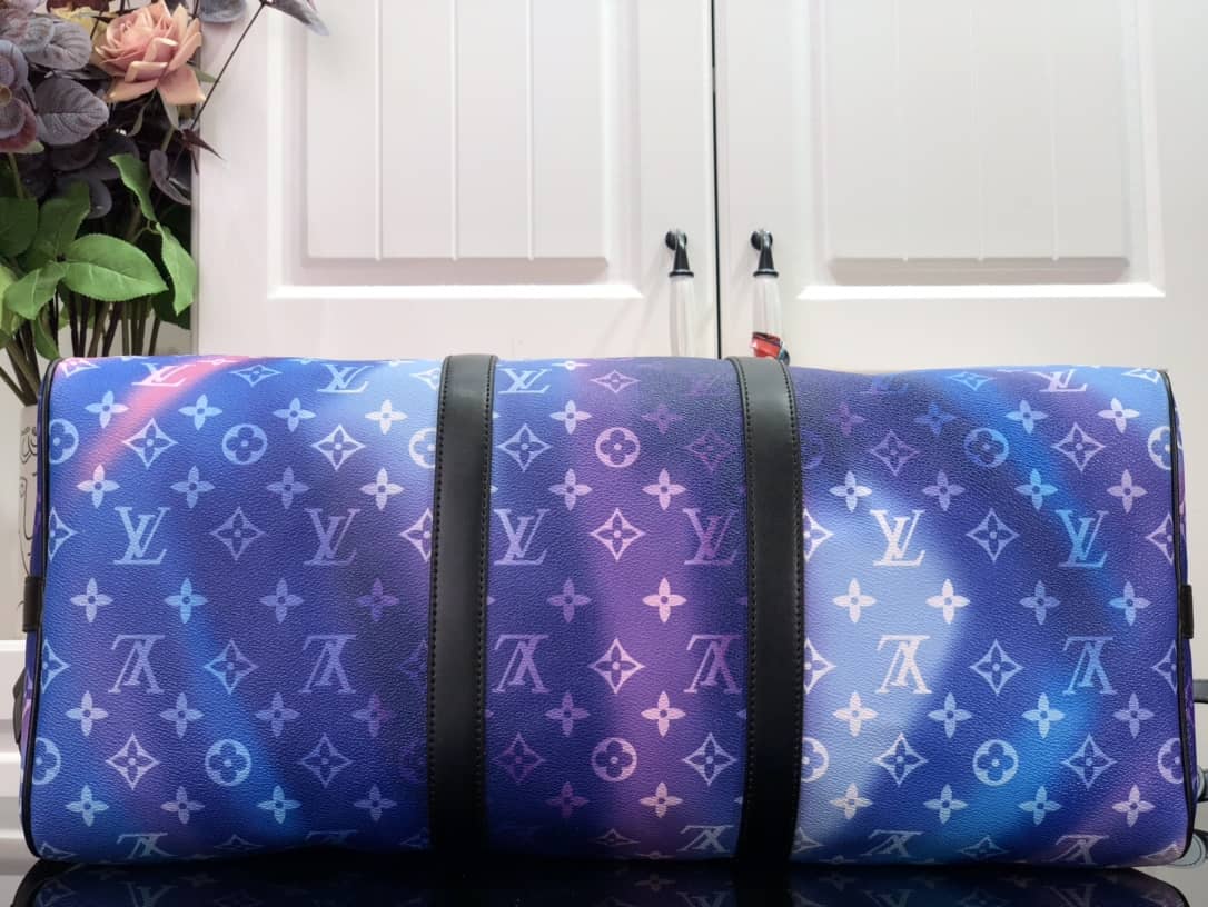 L0vis Vvtt0n Keepall Watercolor Bandouliere 50 Travel Bag Replica M45758