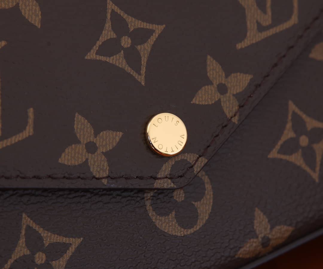 L0vis Vvtt0n Felicie Small Canvas Leather Replica Crossbody Bag M61276